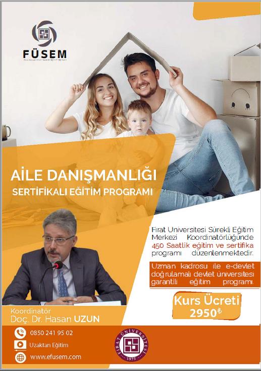 Fırat Üniversitesi Sertifikalı Aile Danışmanlığı Eğitimi